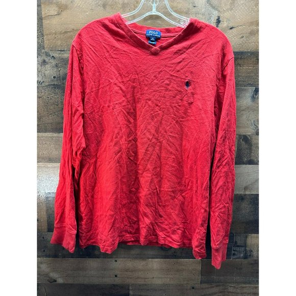Polo Ralph Lauren‎ Youth V-Neck Long Sleeve Size X-Large (18-20) - Picture 1 of 3
